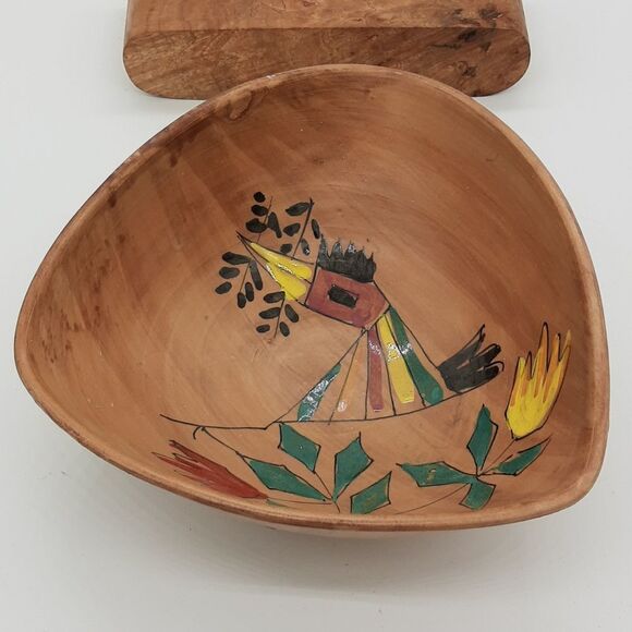 𝅺VINTAGE Florentine Original Handpainted Bowl 1929 - Picture 8 of 9